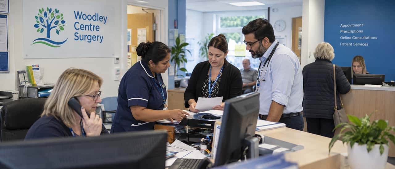 Woodley Centre Surgery cover